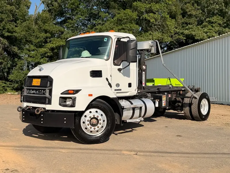Roll-off dumpster at a residential project in Little Rock, Arkansas